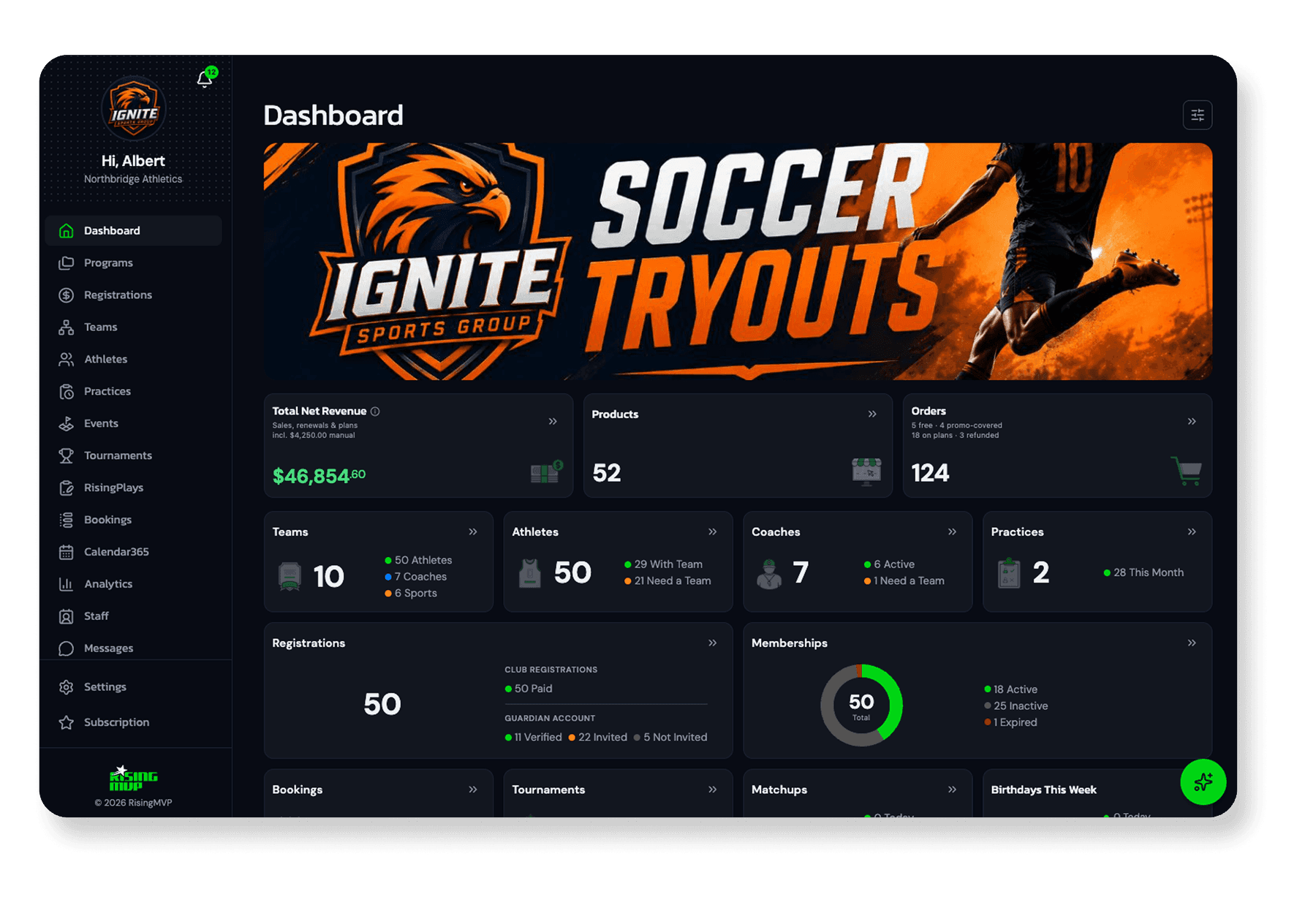Centralized Club Management