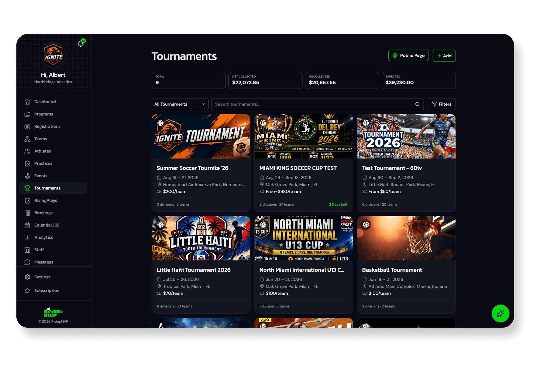 Tournaments
