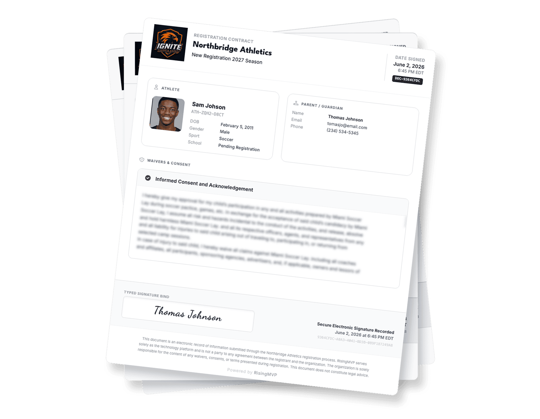 Waivers & Documents