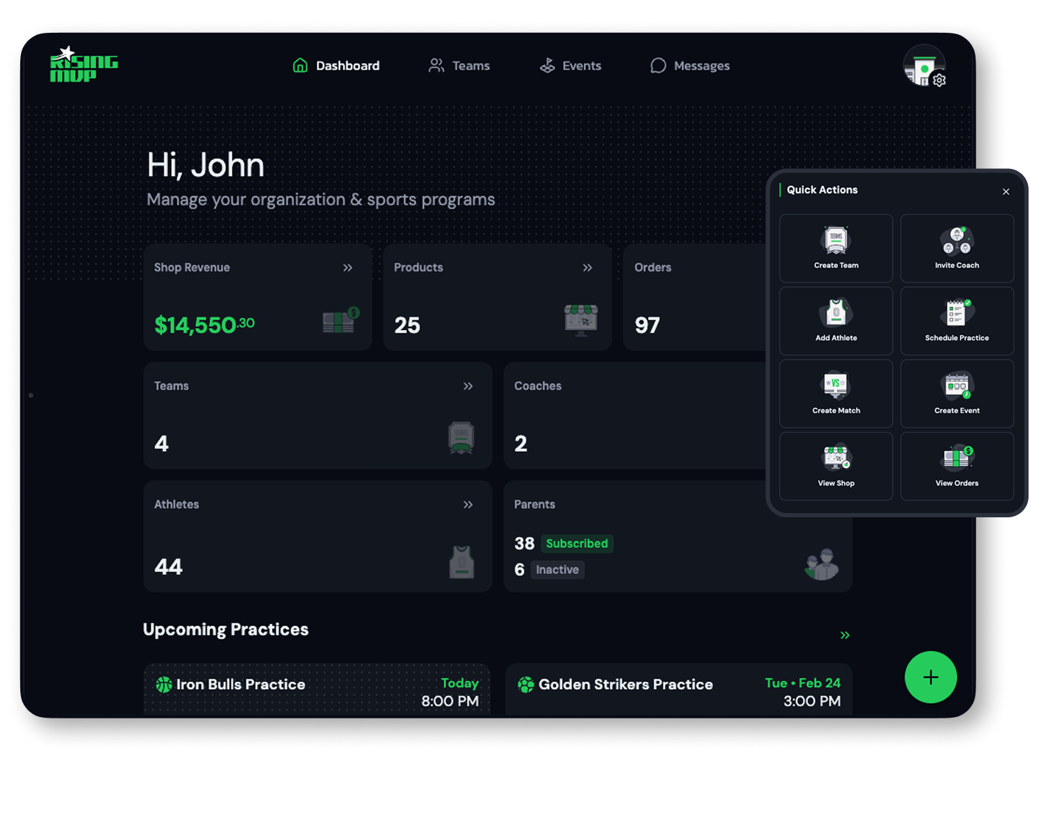 Centralized Club Management